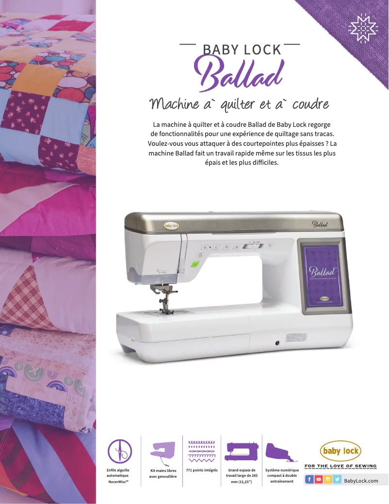 Imagen de la primera página del manual del dispositivo Ballad