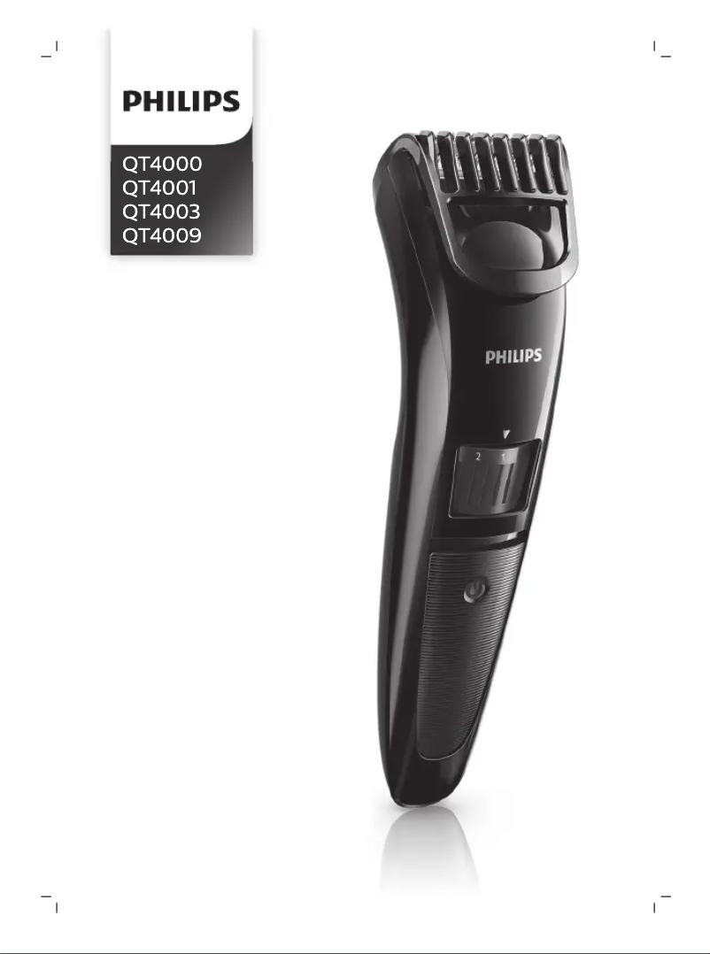 Imagen de la primera página del manual del dispositivo QT4001