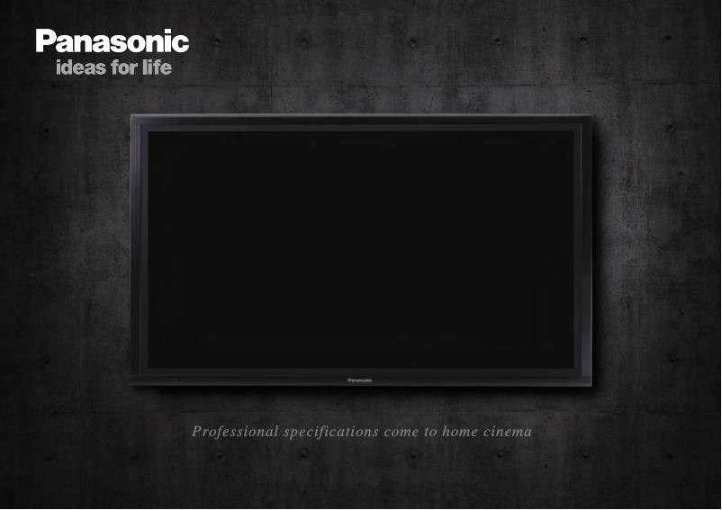 Página 1 del manual Manual de usuario Panasonic TH-32LRT12A