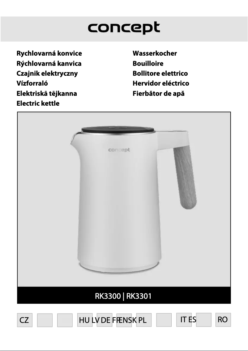 Imagen de la primera página del manual del dispositivo RK3300