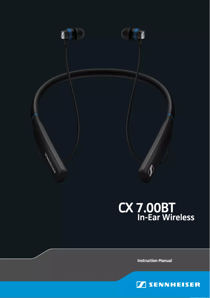 Imagen de la primera página del manual del dispositivo CX 7.00BT
