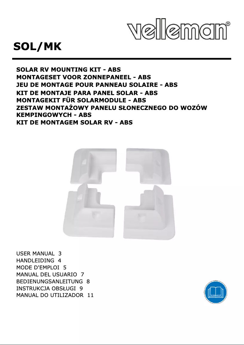 Imagen de la primera página del manual del dispositivo SOL/MK