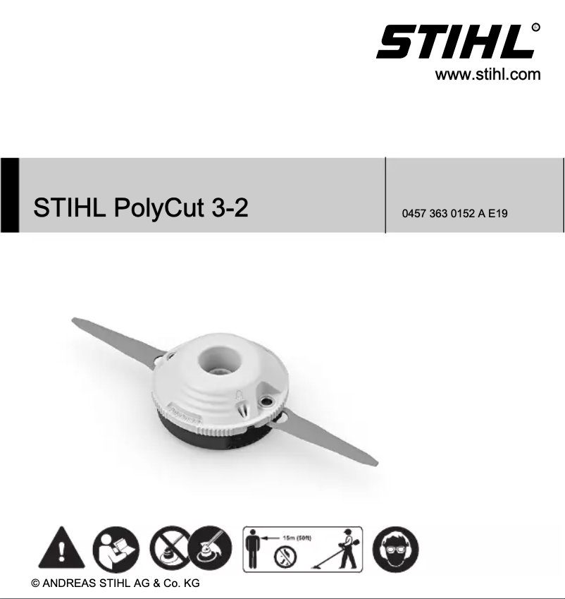 Página 1 del manual Manual de usuario Stihl PolyCut 3-2