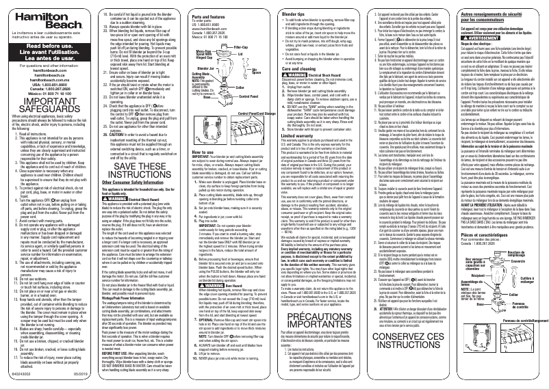 Imagen de la primera página del manual del dispositivo 53521