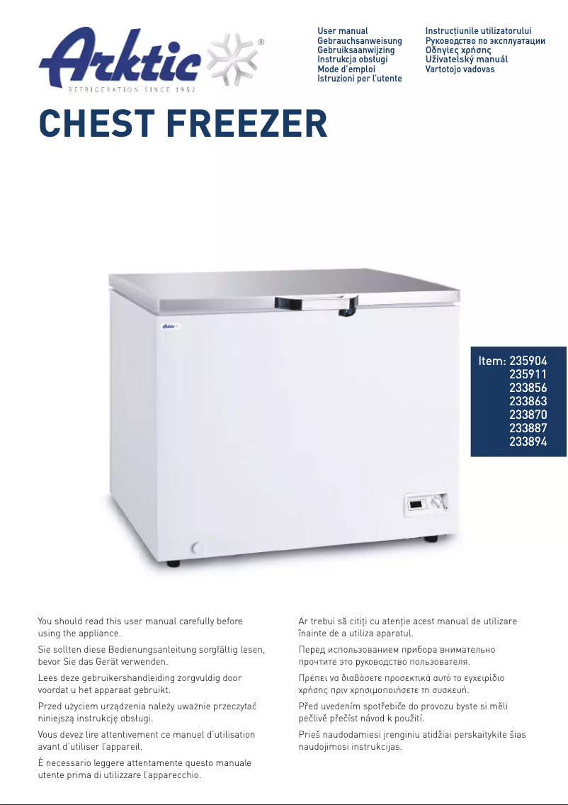 Página 1 del manual Manual de usuario Arktic 233870