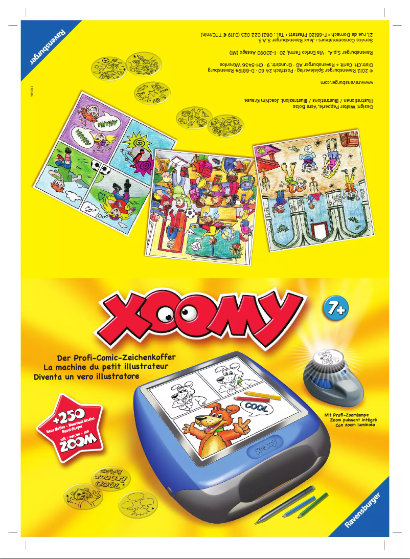 Imagen de la primera página del manual del dispositivo Xoomy