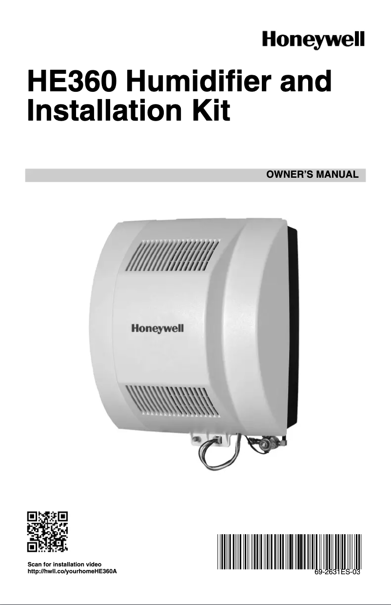 Imagen de la primera página del manual del dispositivo HE360A1075