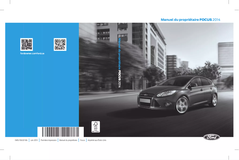 Imagen de la primera página del manual del dispositivo Focus (2014)