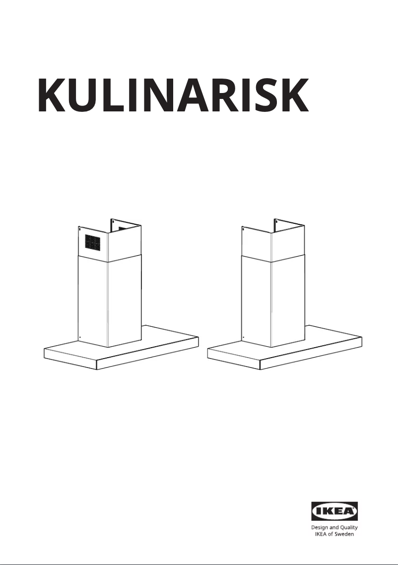 Imagen de la primera página del manual del dispositivo KULINARISK