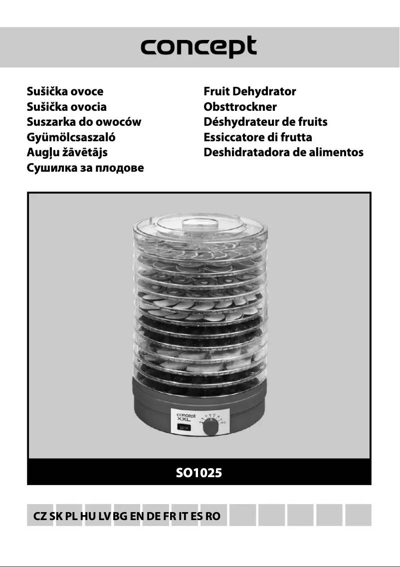 Página 1 del manual Manual de usuario Concept SO1025