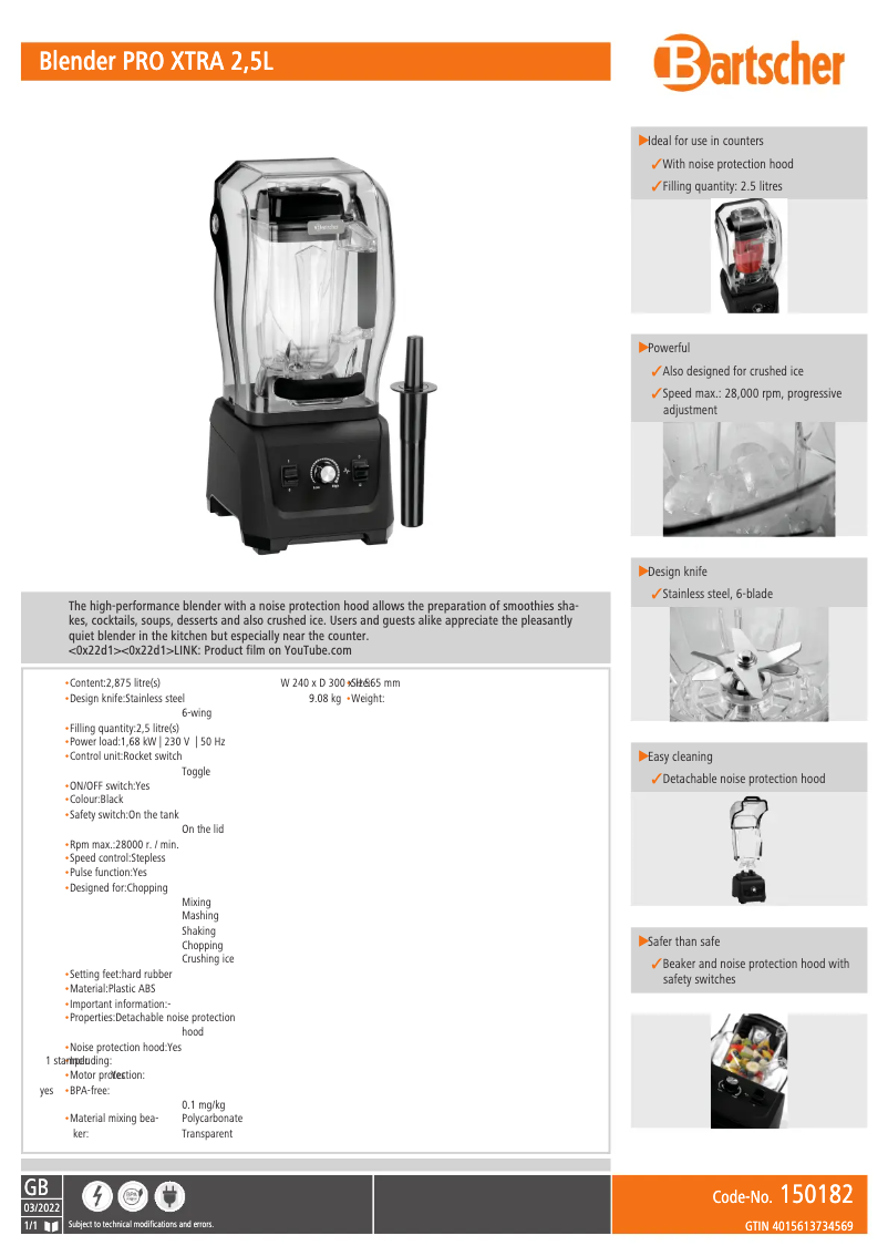 Imagen de la primera página del manual del dispositivo 150182