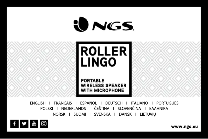 Página 1 del manual Manual de usuario NGS Roller Lingo