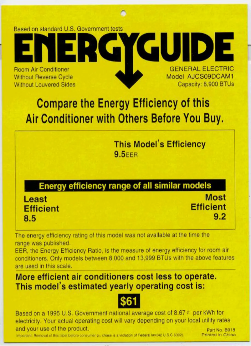 Imagen de la primera página del manual del dispositivo AJCS09DCA
