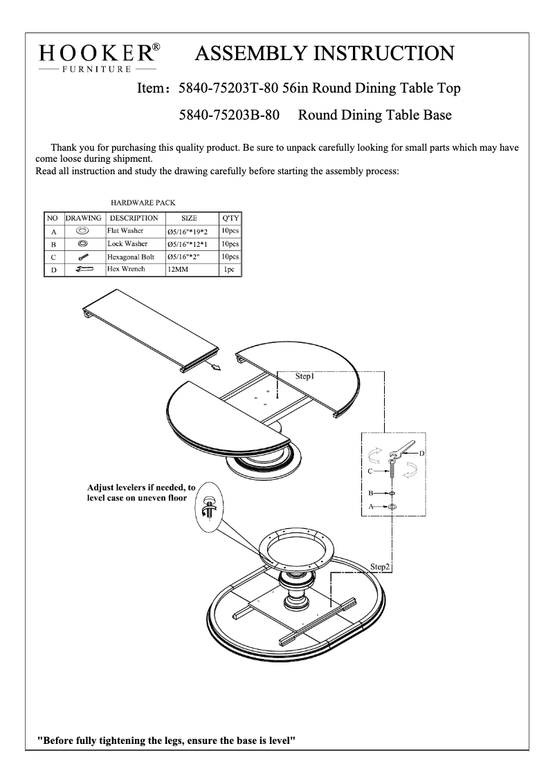 Imagen de la primera página del manual del dispositivo 5840-75203T-80