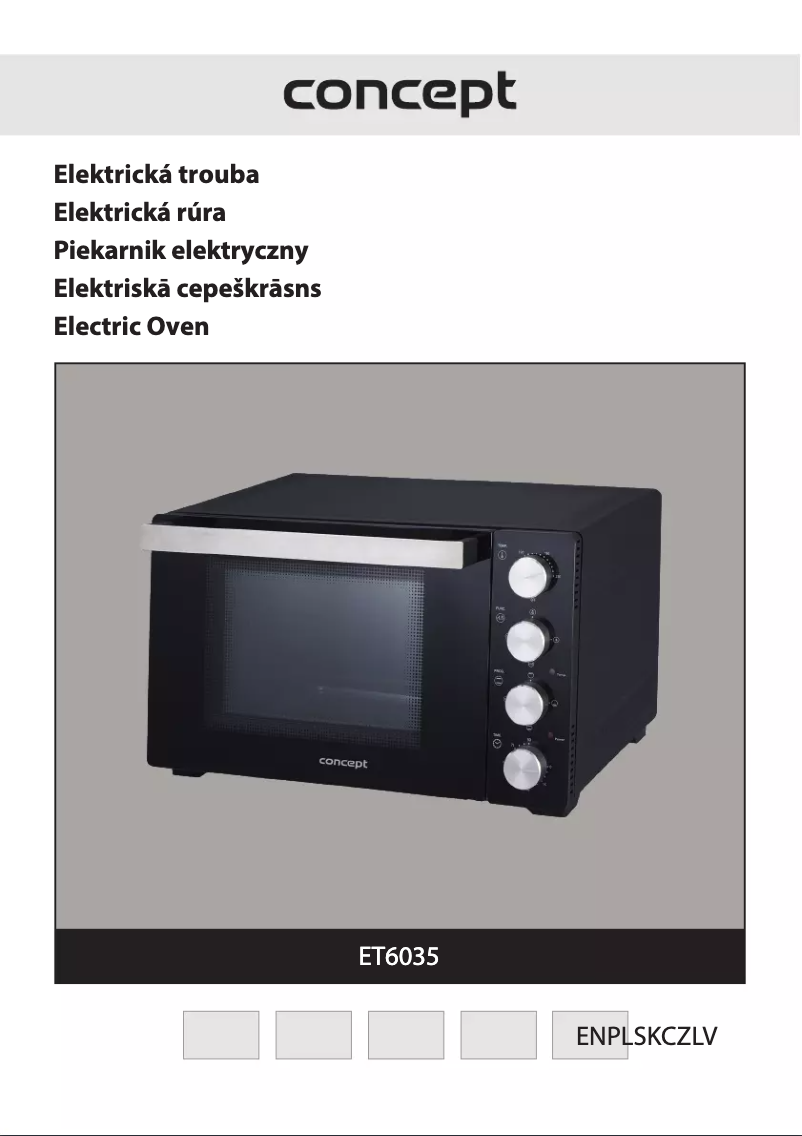 Imagen de la primera página del manual del dispositivo ET6035