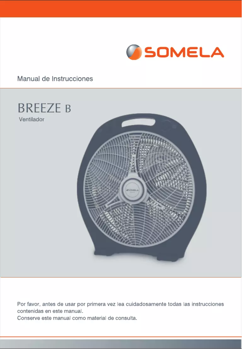 Imagen de la primera página del manual del dispositivo Breeze B