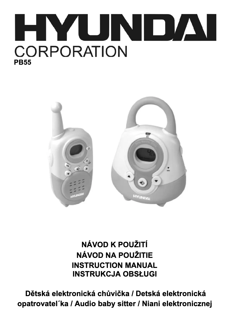 Imagen de la primera página del manual del dispositivo PB55