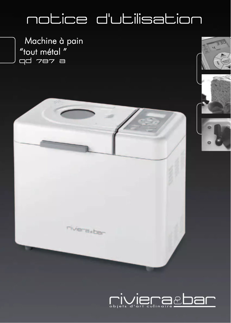 Imagen de la primera página del manual del dispositivo QD 787 A