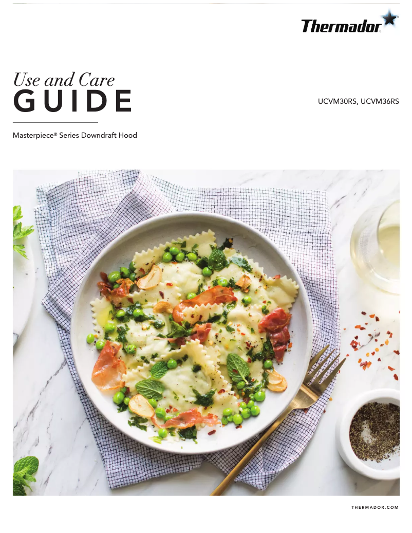 Página 1 del manual Manual de instrucciones Thermador UCVM30RS