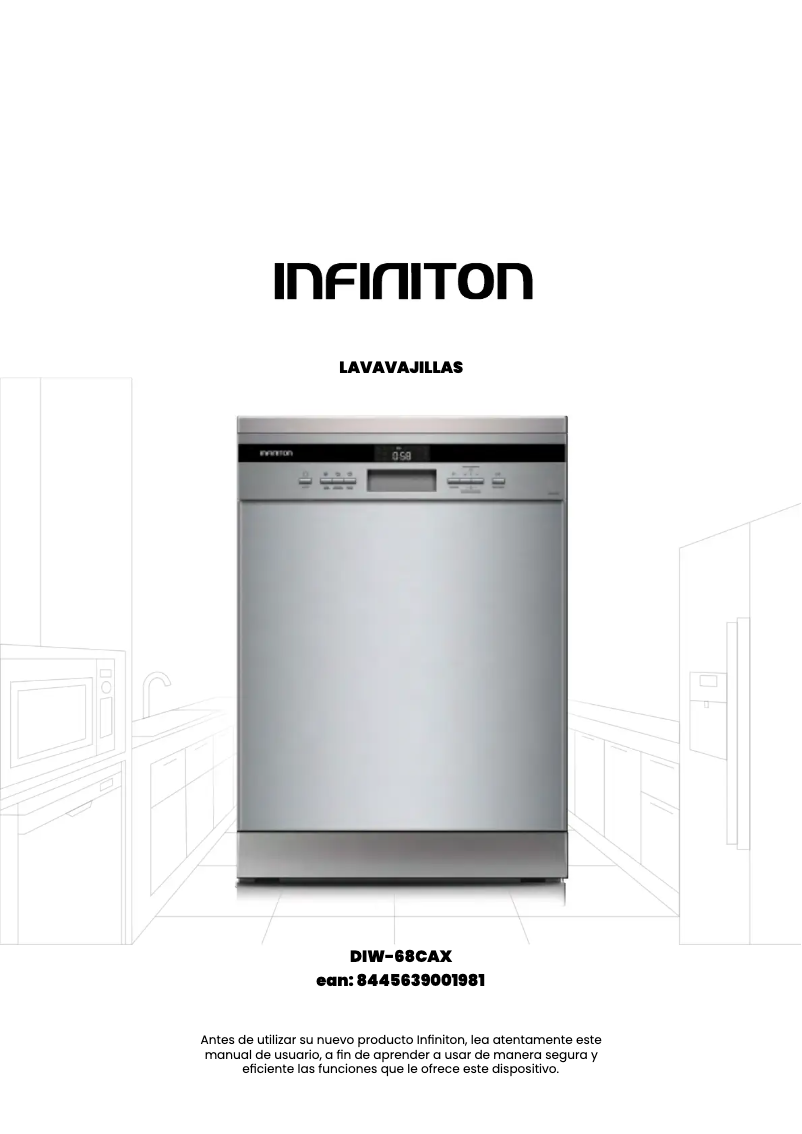 Página 1 del manual Manual de usuario Infiniton DIW-68CAX