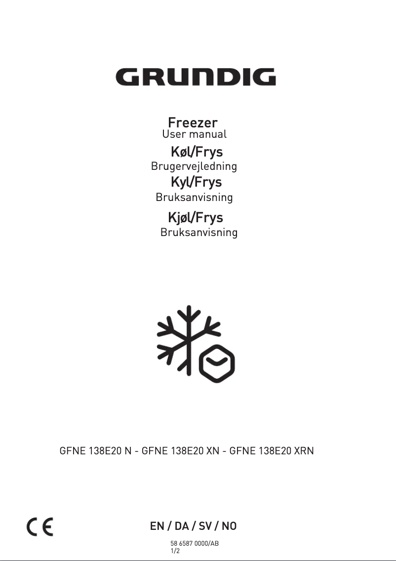 Imagen de la primera página del manual del dispositivo GFNE 138E20 XN