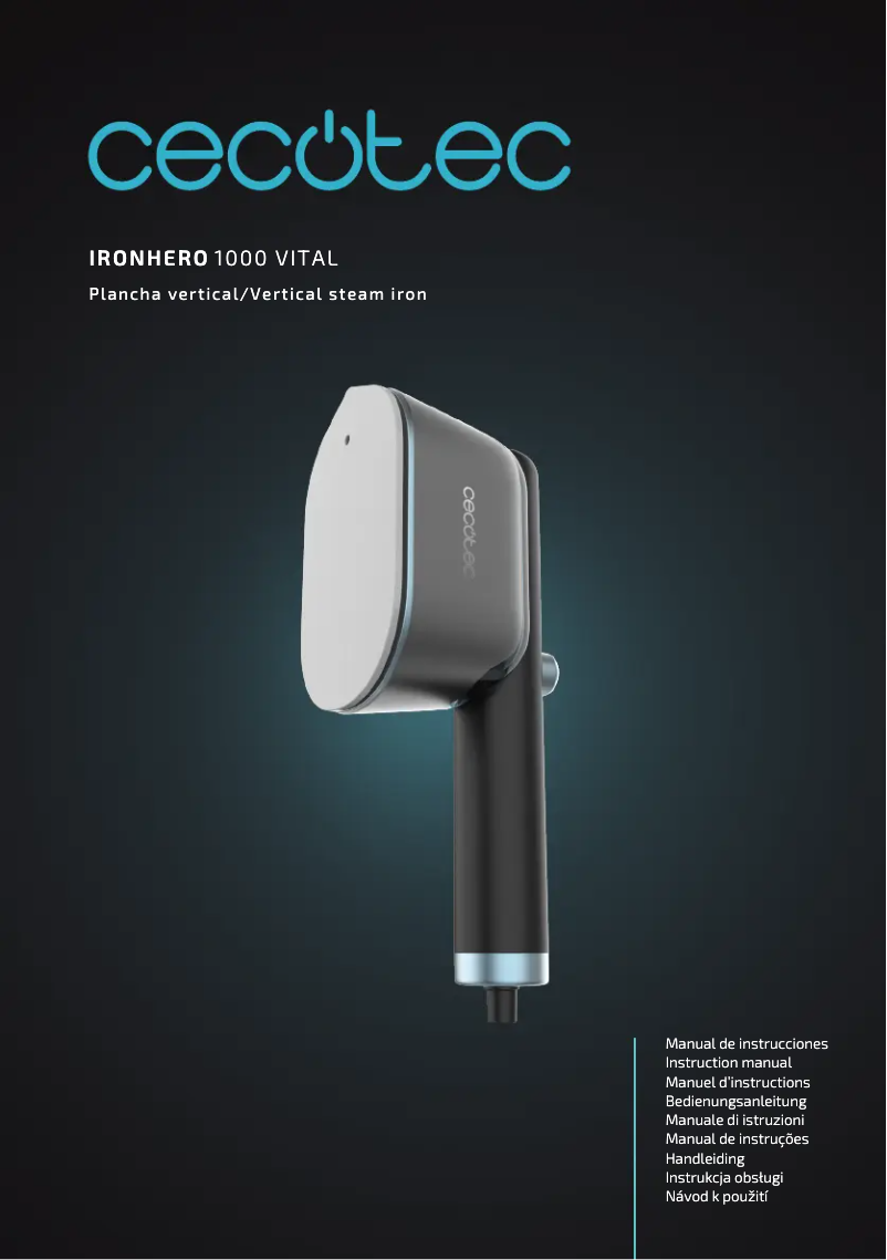 Imagen de la primera página del manual del dispositivo IronHero 1000 Vital