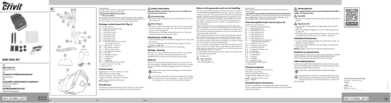 Imagen de la primera página del manual del dispositivo IAN 353800