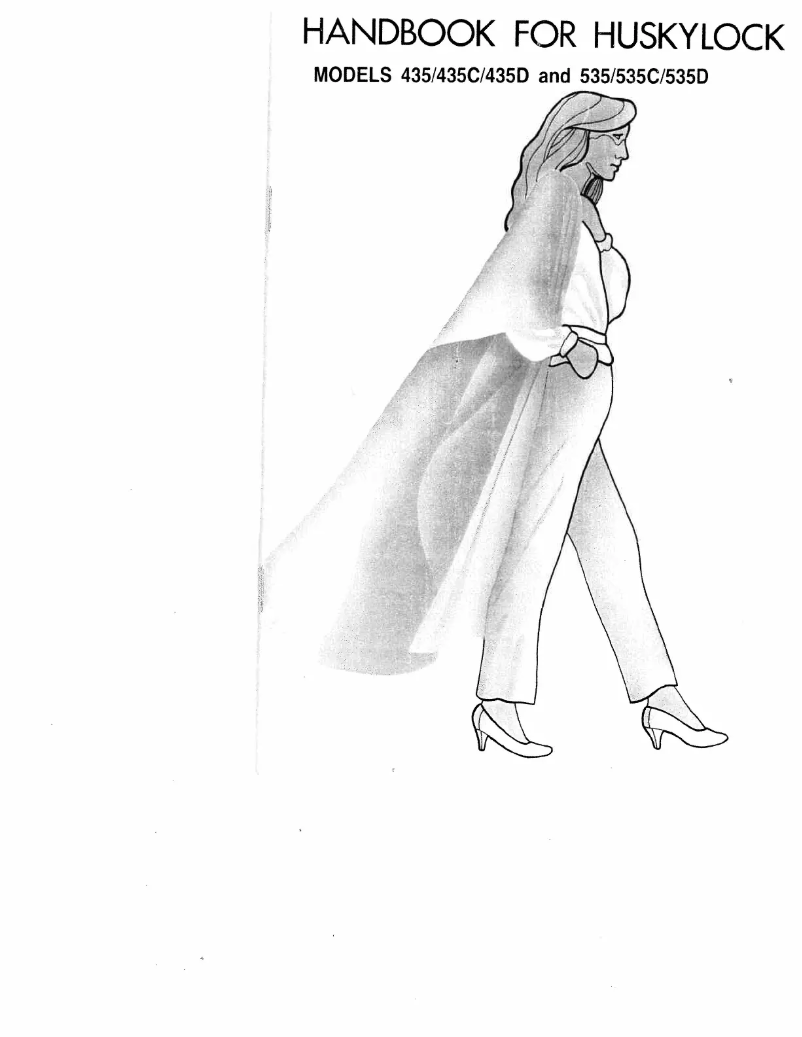 Imagen de la primera página del manual del dispositivo Huskylock 535D