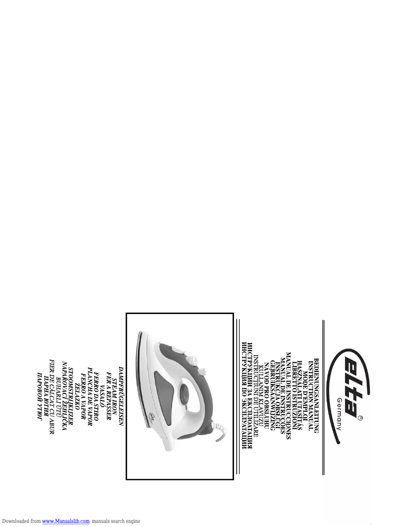 Página 1 del manual Manual de usuario Elta DB151