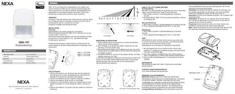 Página 1 del manual Manual de usuario Nexa ZMD-107