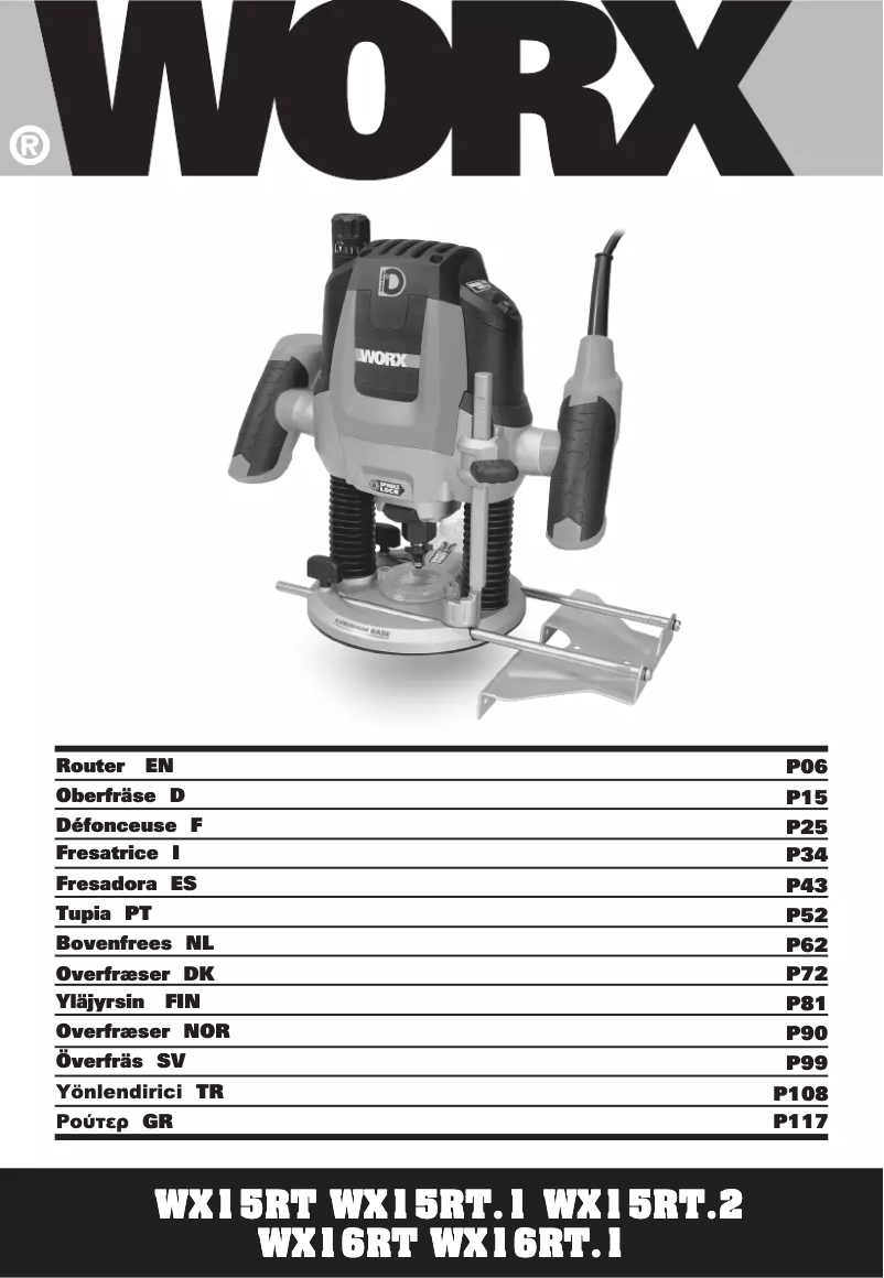 Imagen de la primera página del manual del dispositivo WX15RT