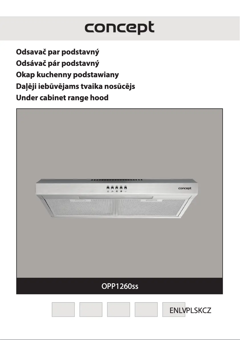 Imagen de la primera página del manual del dispositivo OPP1260SS