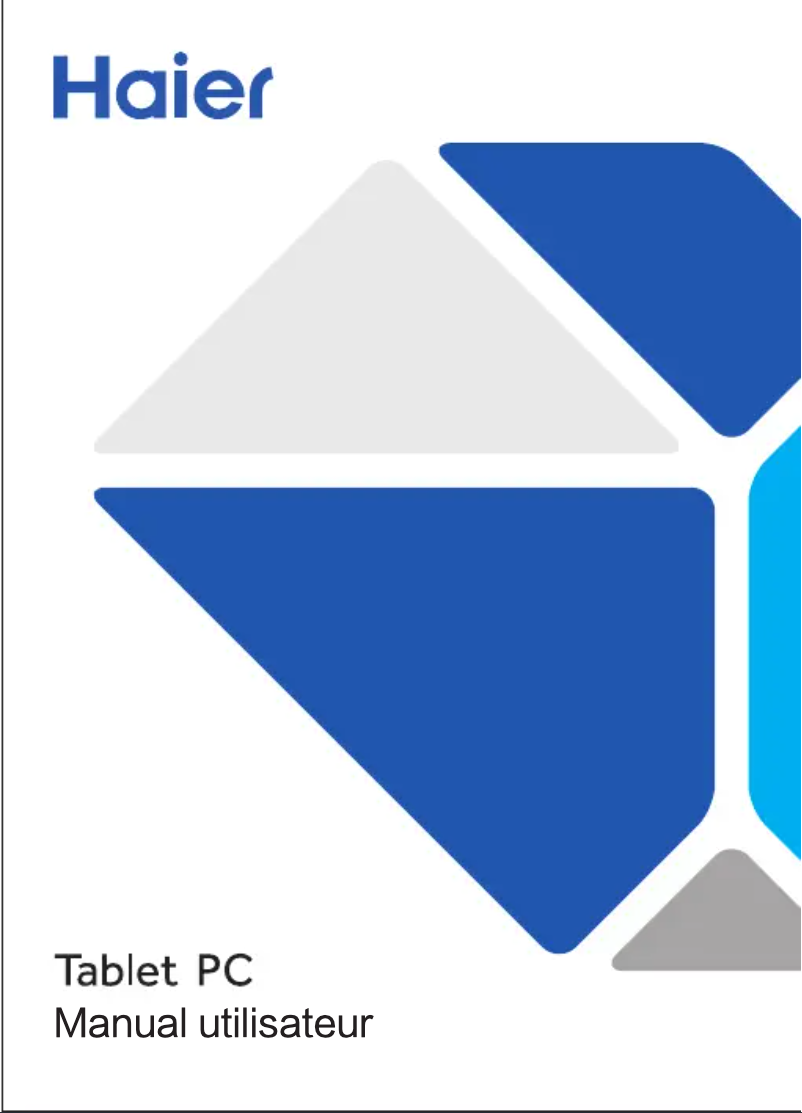 Página 1 del manual Manual de usuario Haier PAD D85