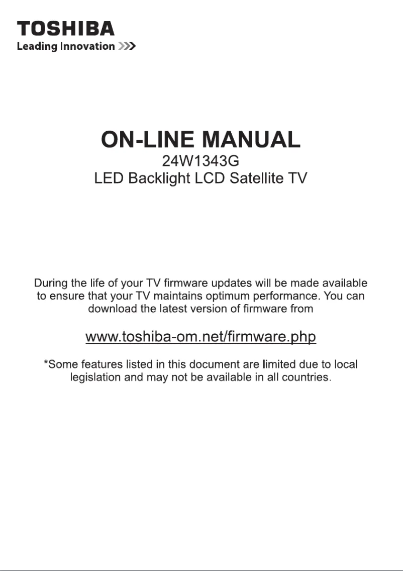 Imagen de la primera página del manual del dispositivo 24W1343G