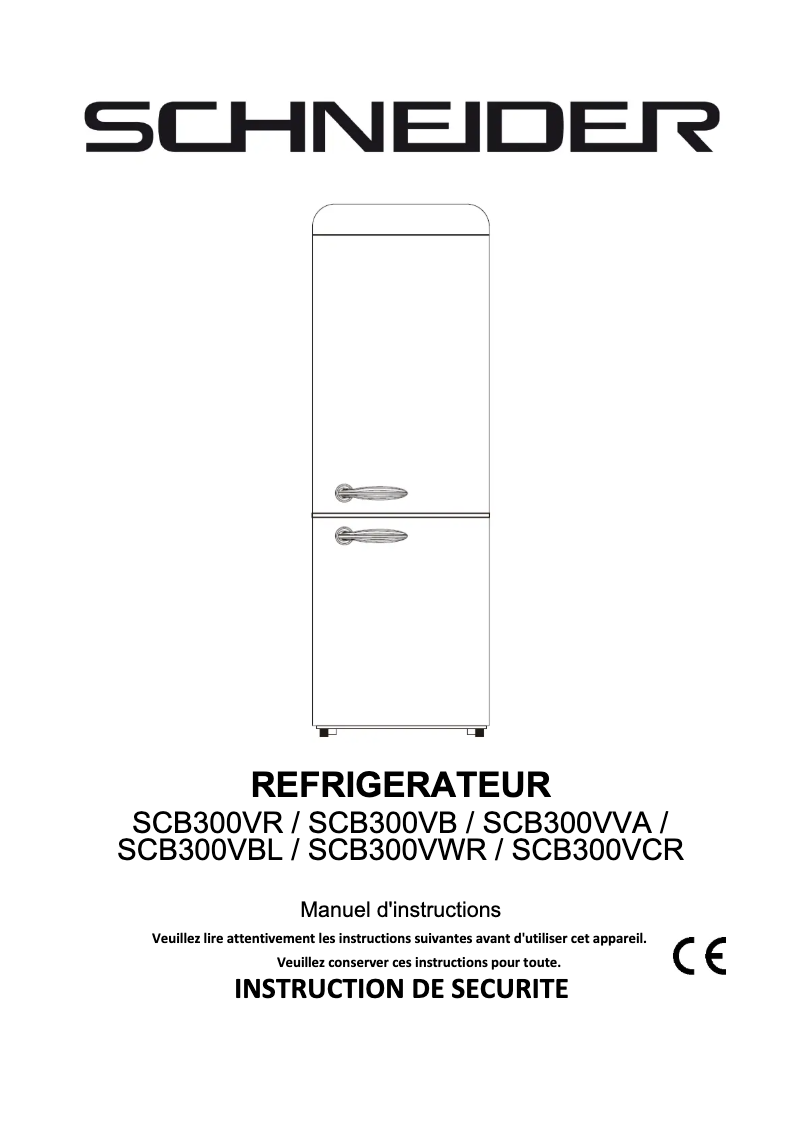 Imagen de la primera página del manual del dispositivo SCB300VB