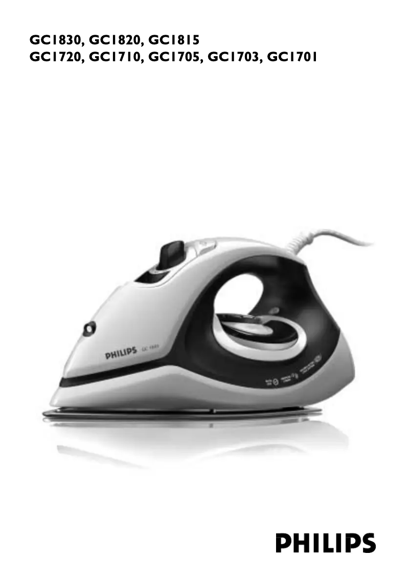Página 1 del manual Manual de usuario Philips GC1820