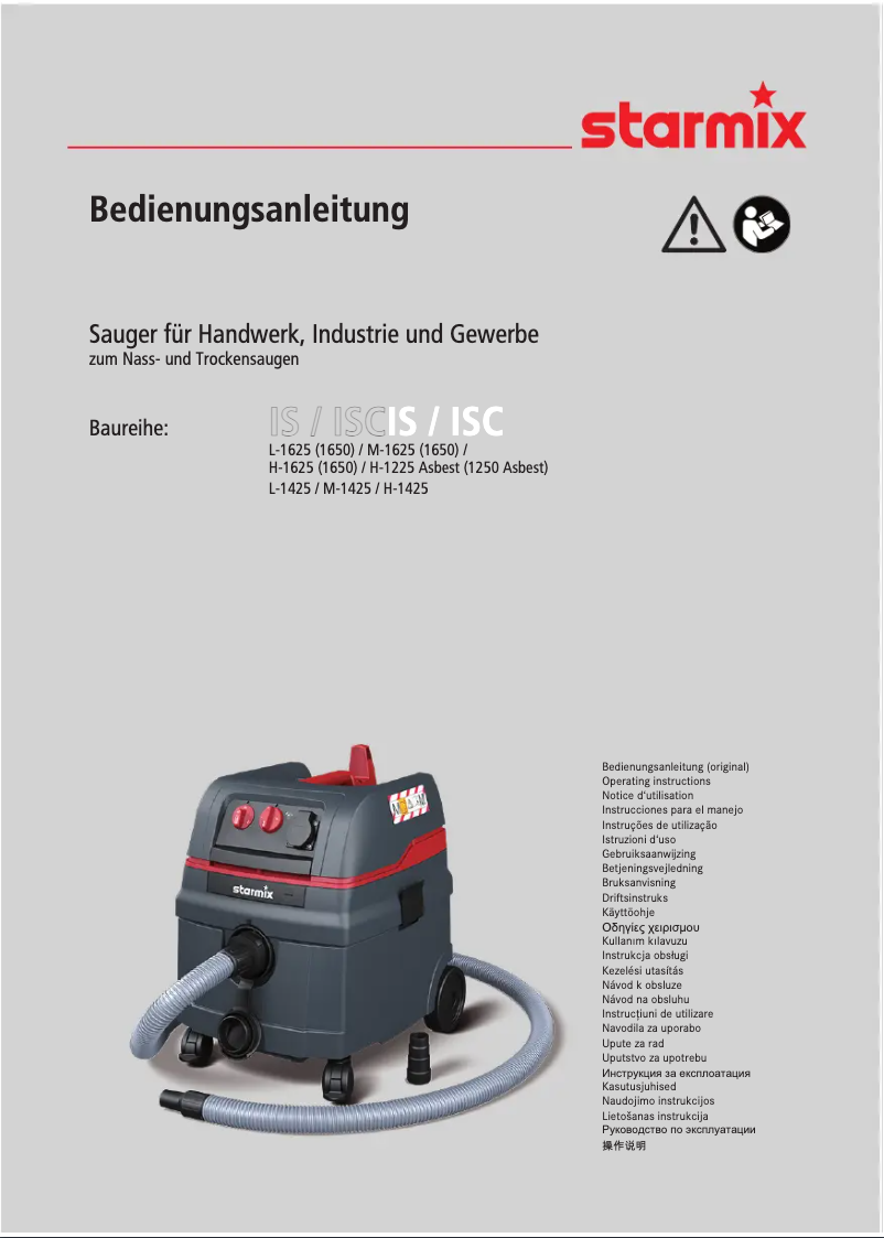 Página 1 del manual Manual de usuario Starmix ISC Compact M-1650