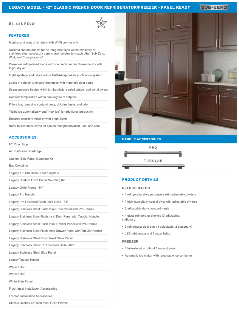 Imagen de la primera página del manual del dispositivo BI-42UFO