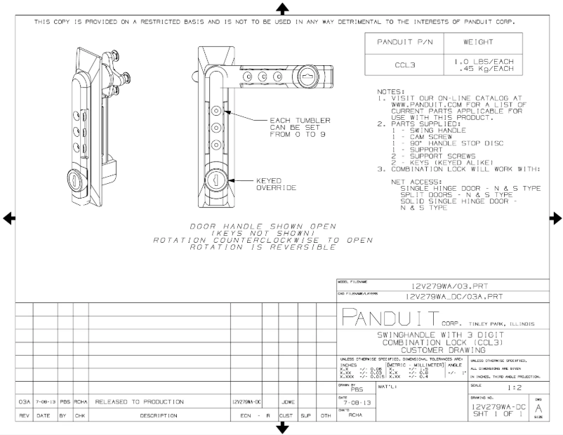 Imagen de la primera página del manual del dispositivo CCL3