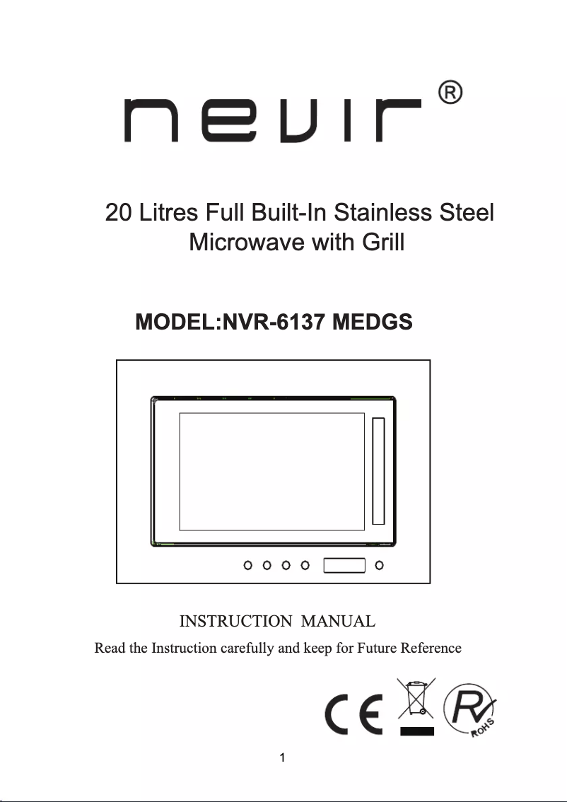 Imagen de la primera página del manual del dispositivo NVR-6137 MEDGS