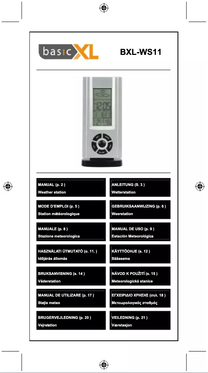 Página nº 1 - Manual de usuario basicXL BXL-WS11