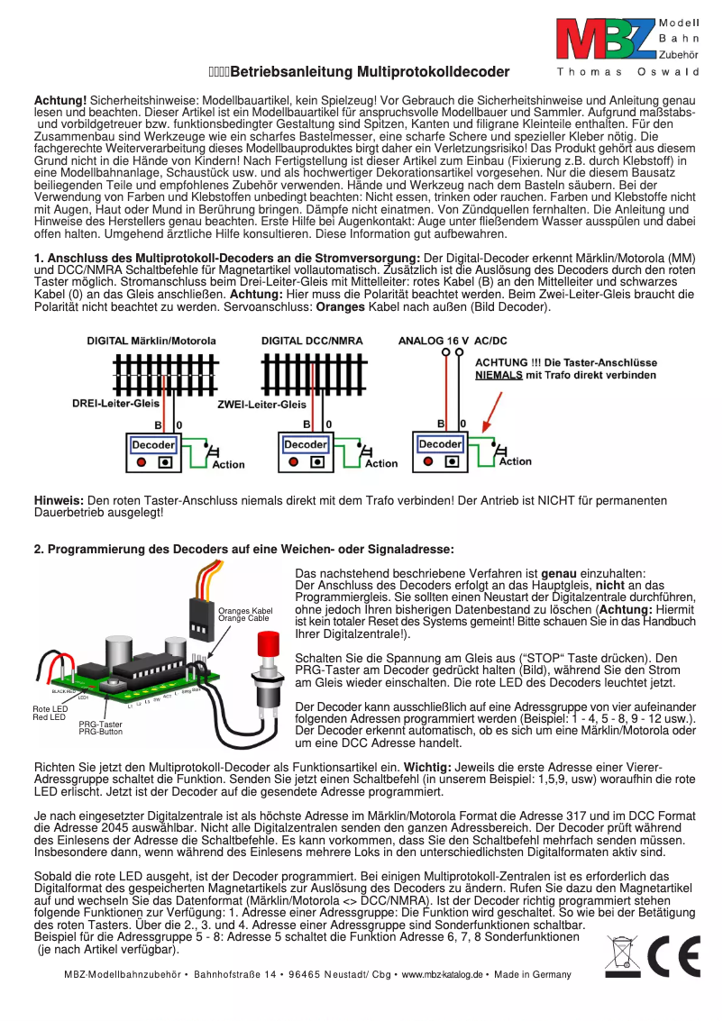 Imagen de la primera página del manual del dispositivo 73001