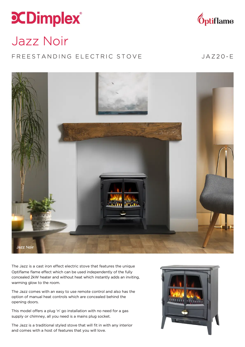 Imagen de la primera página del manual del dispositivo JAZ20-E