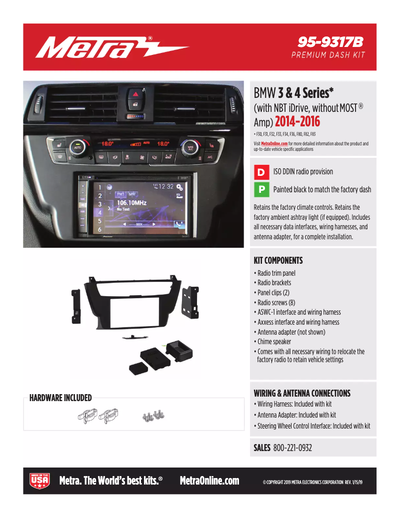 Imagen de la primera página del manual del dispositivo 95-9318B