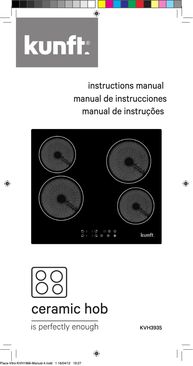 Imagen de la primera página del manual del dispositivo KVH3935