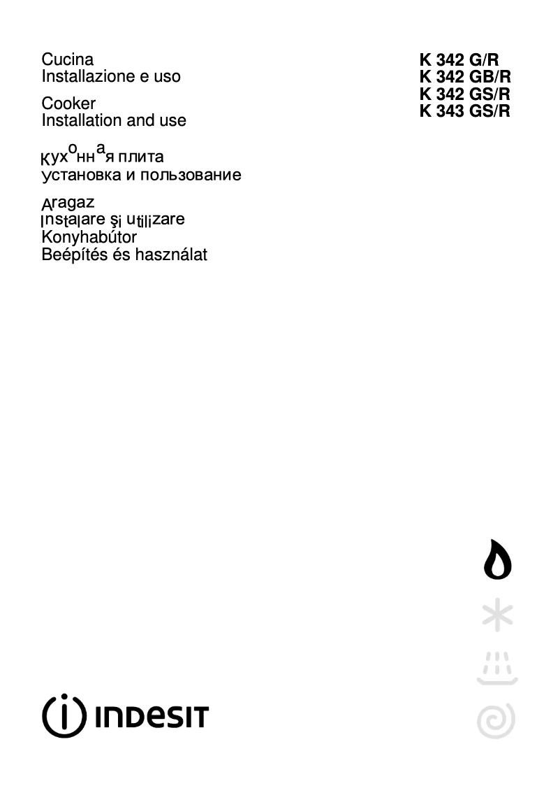 Imagen de la primera página del manual del dispositivo K342 G(W)/R