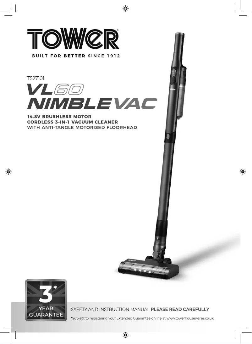 Imagen de la primera página del manual del dispositivo VL60