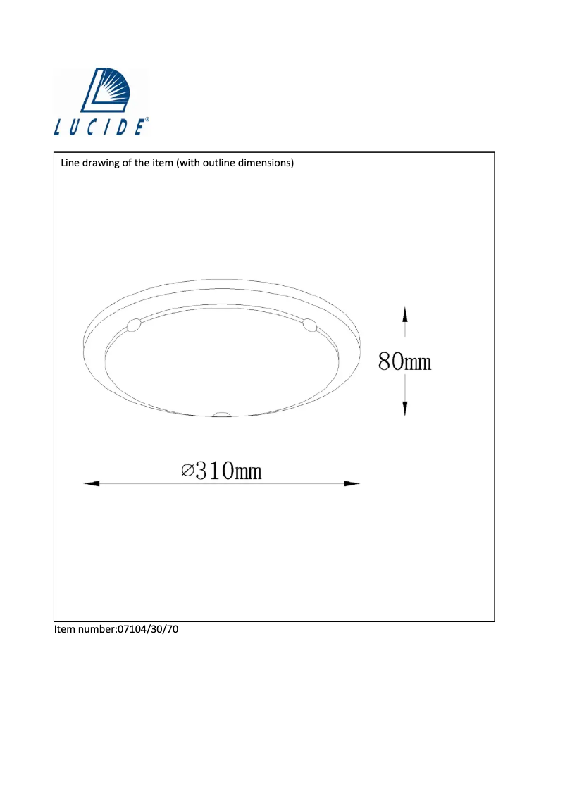 Imagen de la primera página del manual del dispositivo Basic 07104/30/70