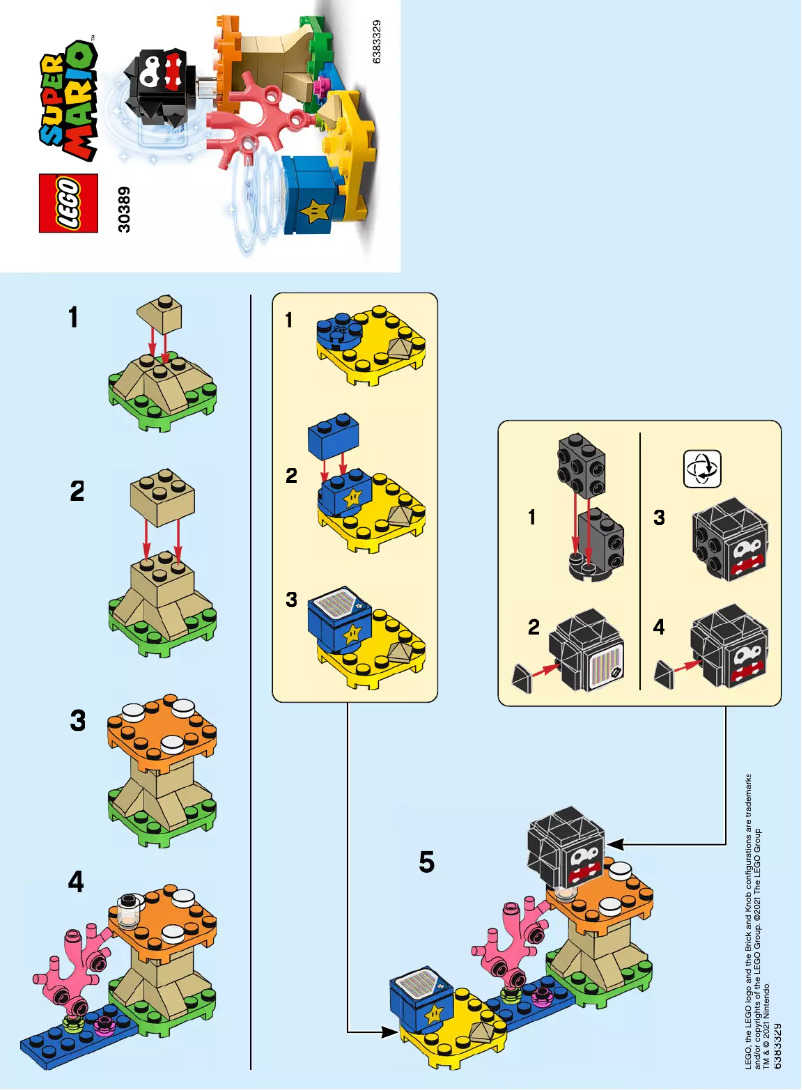 Imagen de la primera página del manual del dispositivo Super Mario 30389
