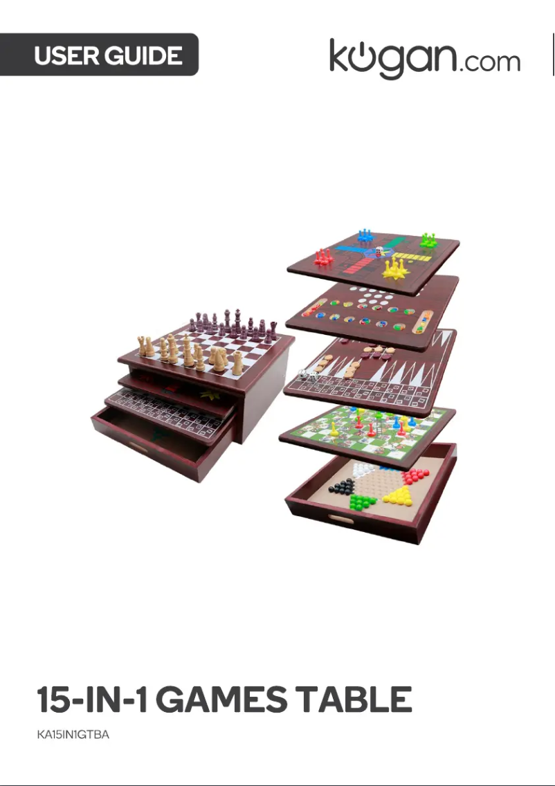 Imagen de la primera página del manual del dispositivo KA15IN1GTBA